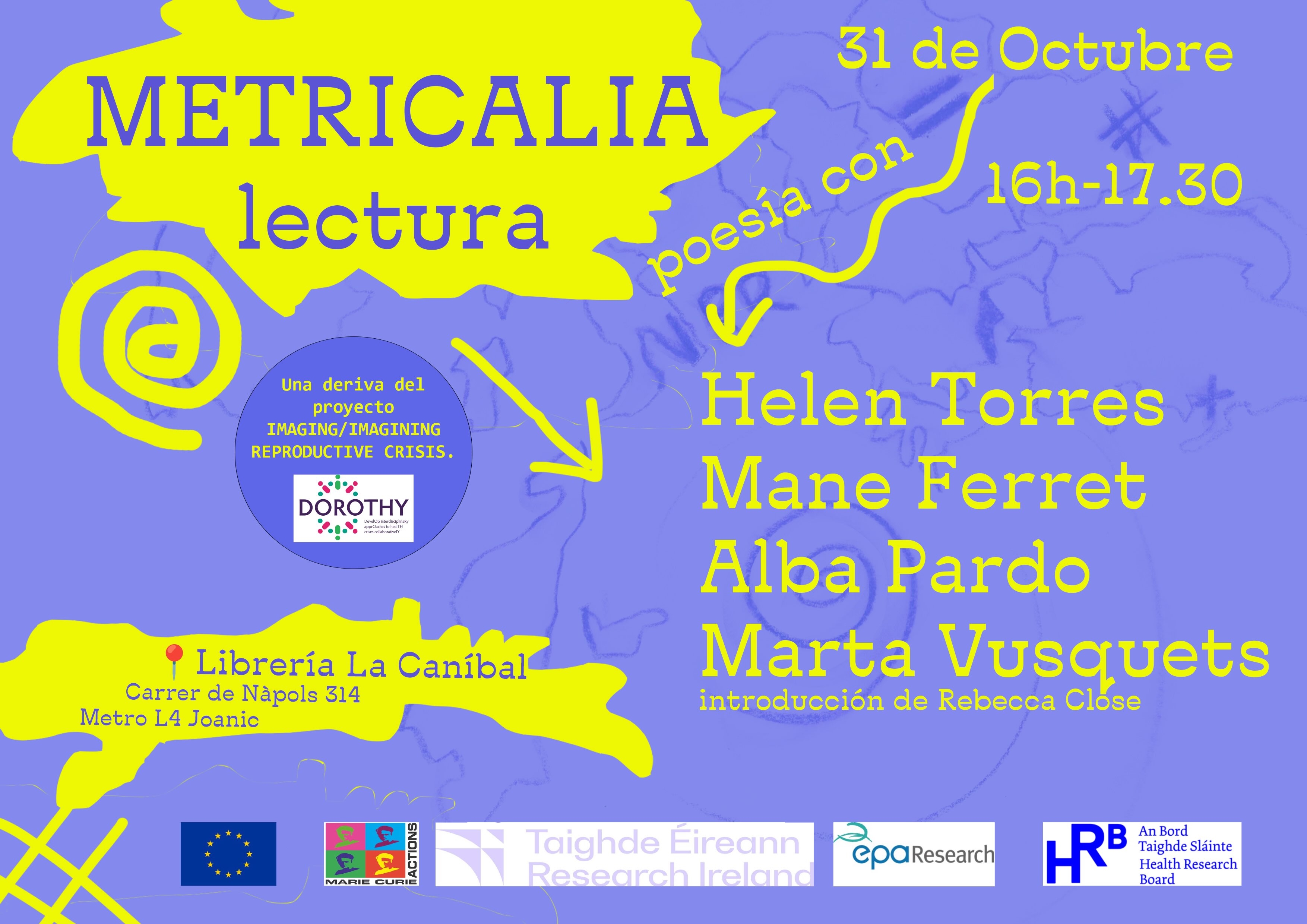 Metricalia flyer